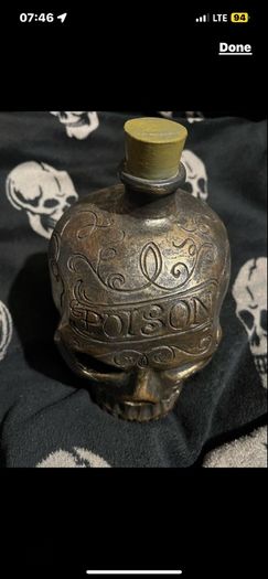 skull poison  Halloween decoration