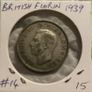 British Florin 1939 (50% Silver) Image 2