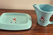 Vintage 1960s Johnnie Walker Wade Regicor Set Duck Egg Blue