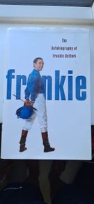 frankie dettori autobiography, signed!