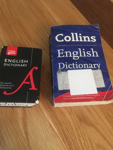 selection of english dictionaries
