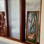 Superb Mid Century Modern Framed Decorative Wall Art in Cold Painted Copper Image 9