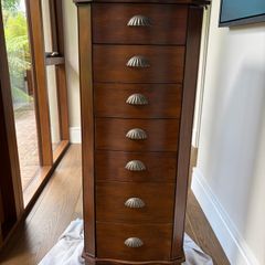 Tall Jewellery Storage Cabinet / Pres