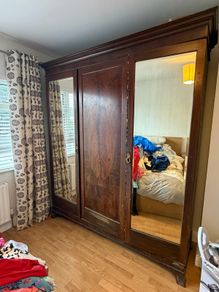 Free standing period style wardrobe