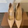 Carlo Pazolini Nude Leather Heels, Size 35/UK 2,5 (also fits 36/UK3) Image 2