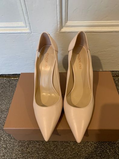 Carlo Pazolini Nude Leather Heels, Size 35/UK 2,5 (also fits 36/UK3)
