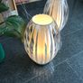Pair of Ribbon Effect Table Lamps Image 2