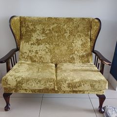 Two Seater Velvet Sofa