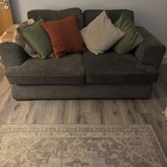 2 seater couch (DFS Okra)