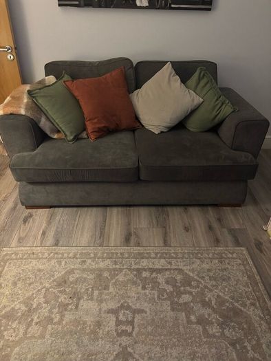 2 seater couch (DFS Okra)