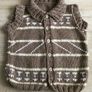 2 hand knit body warmer 4-6y Image 2