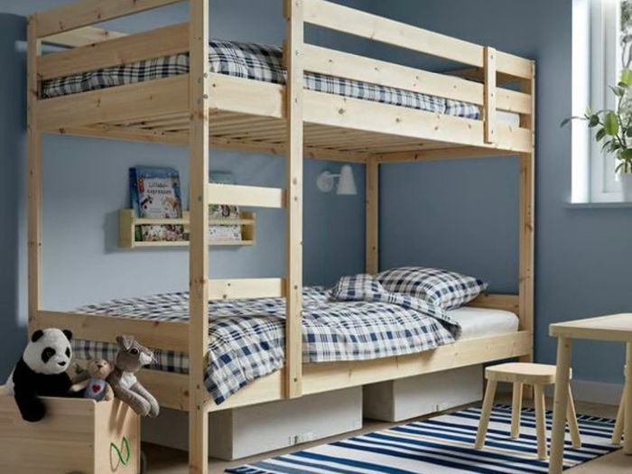 IKEA MYDAL Solid Wood Bunk Bed 90x200cm