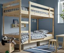 IKEA MYDAL Solid Wood Bunk Bed 90x200cm