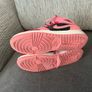 Pink and black Nike Air Jordan's UK4.5 Image 3