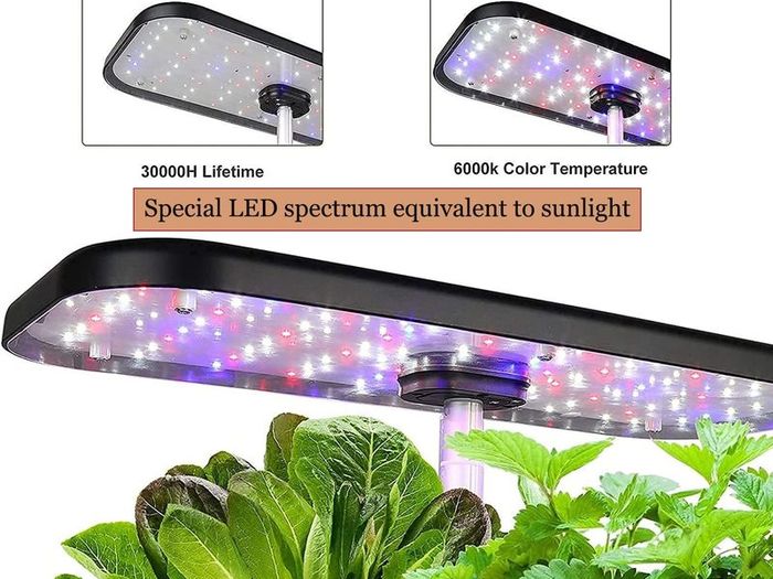 Hydroponics Growing System 12 Pods Herb Garden Indoor Herb Garden Starter Kit Auto Smart Garden Planter with Cycle Timing Function and Adjustable LED Lighting,Aeroponics Growing System,Herb Grower