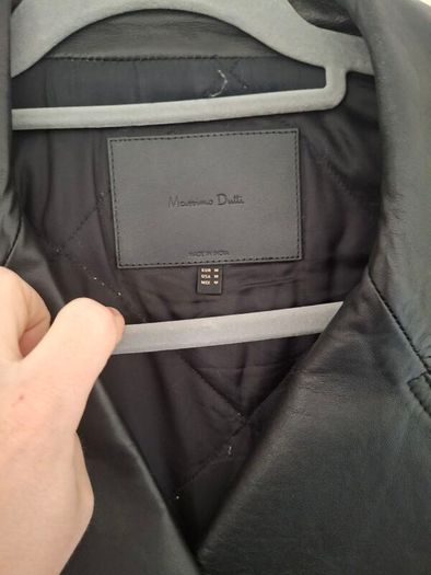 Massimo Dutti Leather Jacket (Size M)