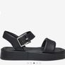 Clarks leather sandals black Image 2