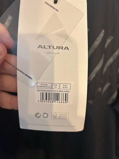 Cycling Jersey Altura Airstream XXL black