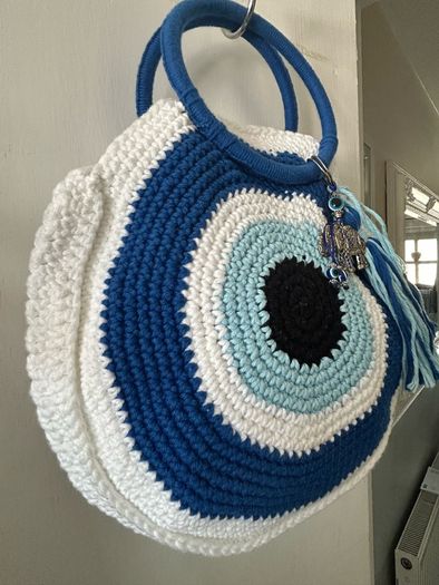 Evil Eye Crochet bag