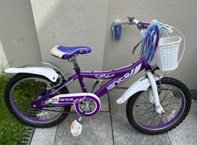 Girls Ignite Bike 18inch with stabilisers