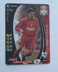 Jari Litmanen - Liverpool  Premier League 2001/02 #160