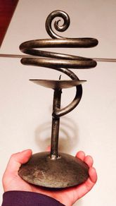 Beautiful Metal Candle Holder.