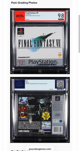 Final Fantasy 7 VII PlayStation PS1 Graded PSA 9.8 A+