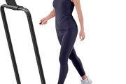 Folding Treadmill with 8% Incline, 3 In 1 Under Desk Walking Pad for Home and Office, 3 Adjustable Incline,1-12 KM/H, Portable Treadmill with LED Display, Remote Control,Installation Free