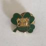 Rare Gold Plated NYPD Emerald Society Pin Badge Image 7