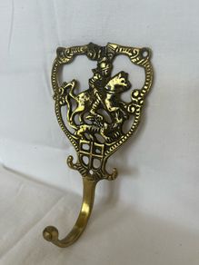 Vintage brass hook