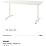160cm desk and standing desk convertor bundle Image 4