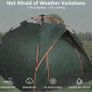 Hydraulic Dome Tent Canopy for Camping Automatic Waterproof Tents 3-4 Person Canopy Easy to Set up MULTIPLE COLOURS AVAILABLE (FREE POSTAGE) Image 3