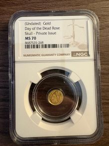 NGC Gold Day of the Dead coin