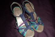 Beautiful Size 6 Clarks Scent Trail Softwear Platform Wedge Sandals