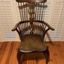 Georgian yoke-back Windsor armchair Image 4