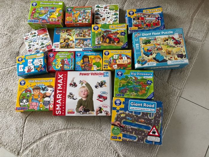 Bundle of puzzles for 3-6 year olds