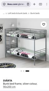 Svarta Ikea Bunk beds