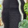 Tall back black throne chair Image 3
