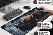 gaming mat pad with racing car free viewing