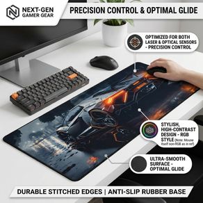 gaming mat pad with racing car free viewing