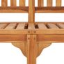 Banana Bench 120 cm Solid Teak Wood Image 6