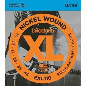 Electric Guitar Strings D'Addario EXL110 10-46