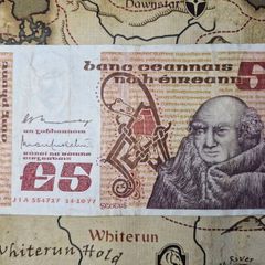 5 Pound B Series 14/10/77 Irish Note