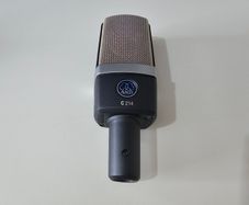 AKG C214 Condenser Microphone,  with Aluminium Case, Shock Mount & Windscreen