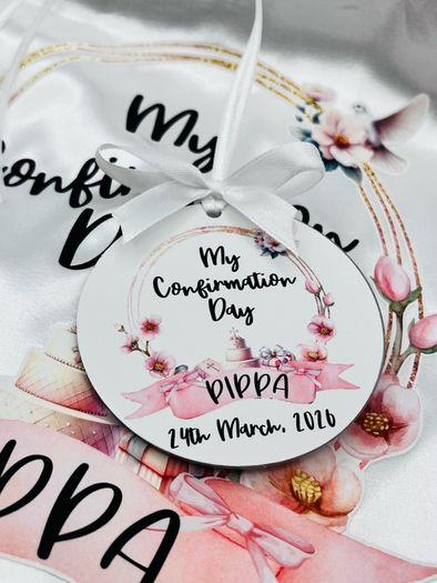 Personalised hanger decoration keepsake
