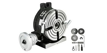 Vertical & Horizontal Rotary Table 150MM HV4 HV6 HV8 Working Table Tilting 360 for Milling Drilling Machine