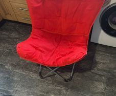 Foldable Red Chair
