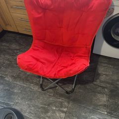 Foldable Red Chair
