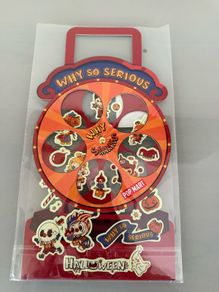 New Pop Mart "Why So Serious" Halloween Luminous Sticker Set