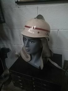 Vintage Fire Man's Helmet